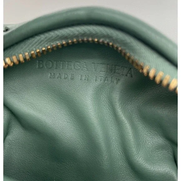 ❌❌SOLD! NEW BOTTEGA VENETA ALOE GREEN MINI CANDY LEATHER JODIE BAG PURSE! - Picture 8 of 14